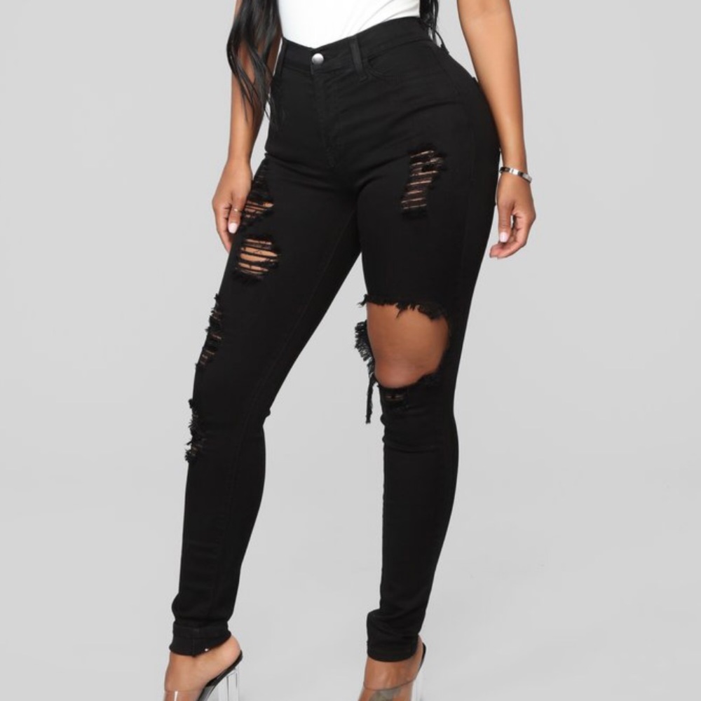 Fashion Nova Glistening Jeans
